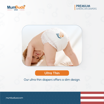 MumBuds USA ZIPLOCK PACK Ultrathin Baby Diapers 6 XXL (16–22 kg) – 34 pcs Tape Style