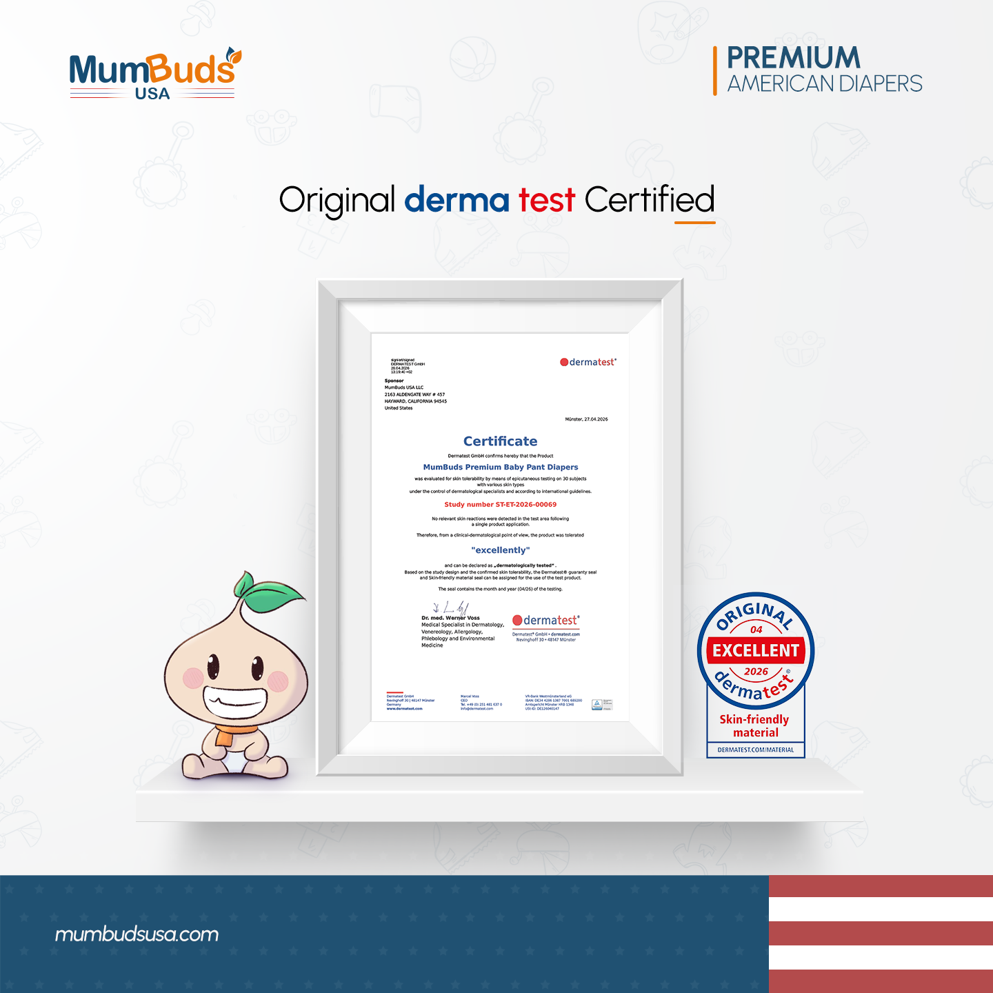 MumBuds USA ZIPLOCK PACK Ultrathin Baby Diapers 6 XXL (16-22 kg) – 34 pcs Pant Style